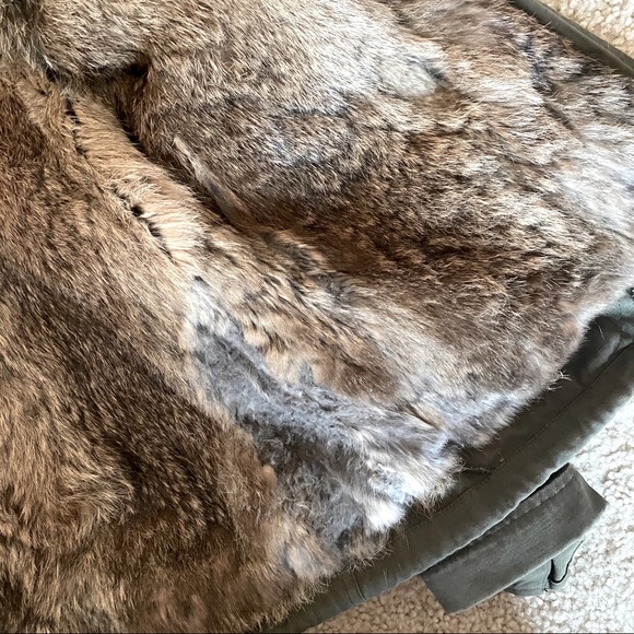 Real fur, natural fur rabbit lined parka from Nordstrom - Picture 3 of 7